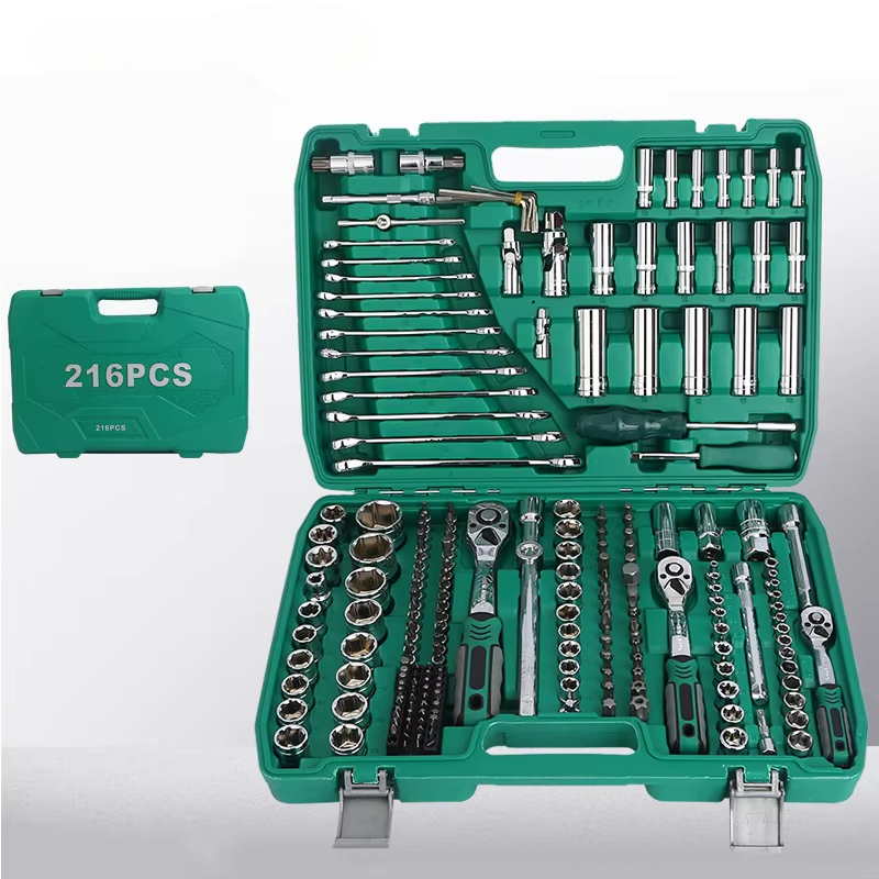 216-częściowy zestaw narzędzi  – Socket Set recenzja i cena