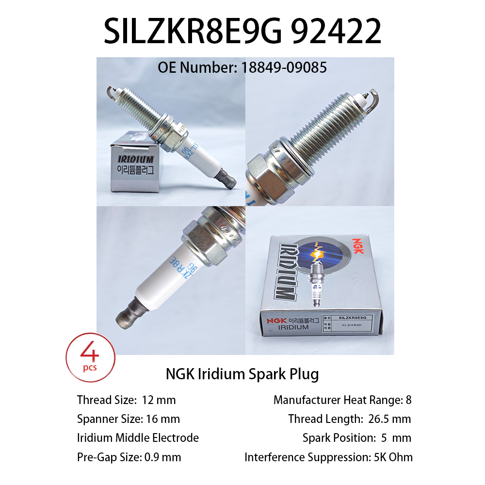 4 szt. Oryginalna laserowa iry – Ngk Spark Plug Laser Iridium recenzja i cena